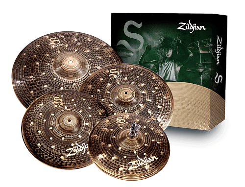 Zildjian SD4680 S Dark Cymbal Pack (14H, 16C, 18C, 20R)  